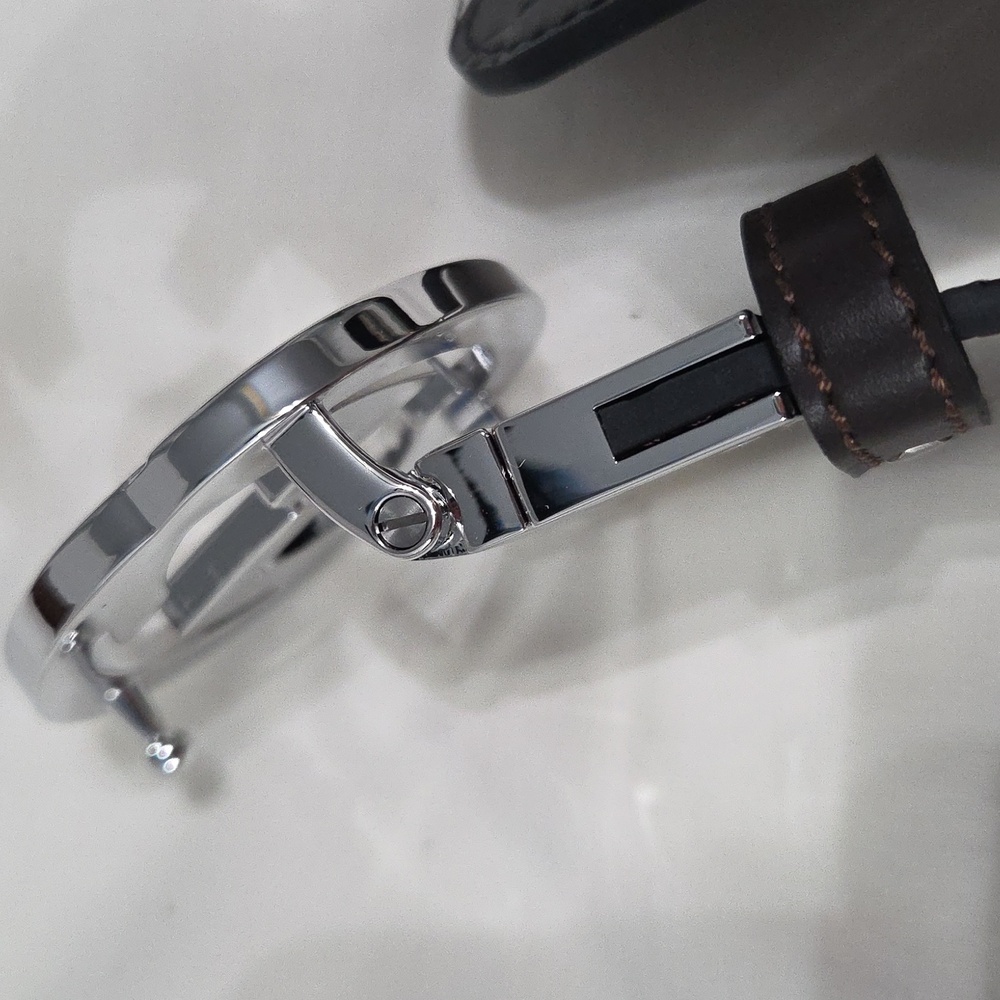 Gucci Reversible Black Brown Leather Belt with Silver Double G Buckle 32/34 - Picture 7 of 15